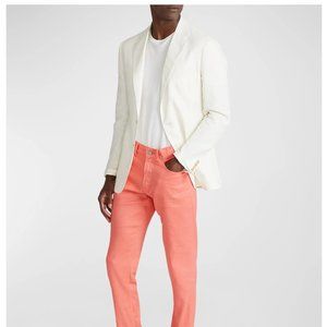 Ralph Lauren Purple Label,  linen blazer, 46L, cream
